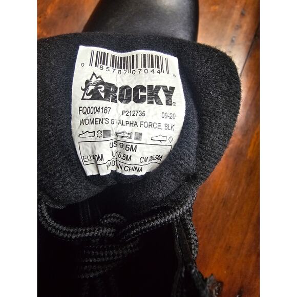 Rocky Alpha Force Womens Waterproof Public Service Boot FQ0004167 6" Leather 9.5 - Picture 5 of 7